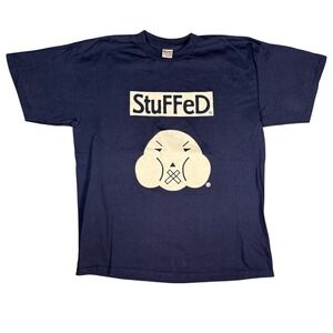 Vintage Stuffed Skate Streetwear Graphic T Shirt Heavyweight X-Large